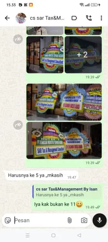 Testimonial Papan Bunga balikpapan baru
